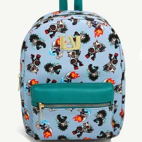 Bioworld Bags My Hero Academia Mini Backpack Chibi Characters Bag